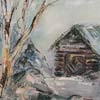 Talven mieto henk�ys, 40x68, �ljy, 2000