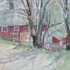 Vanha vesimylly, 41x61, �ljy, 1992