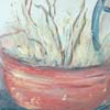 K�rrynpy�r� ja ruukku, 23x35, �ljy, 2001