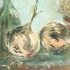 Huhtikuun sipuleita, 26x45, �ljy, 2000